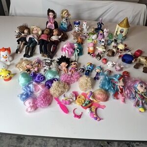 Huge Mixed Doll Toy Lot Lol Surprise My Little Pony Figures Animals Accessories